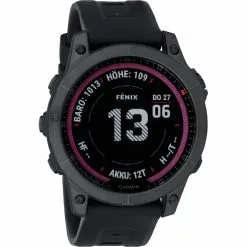 Garmin Fenix 7 Sapphire Solar Titan GPS Multisport-Smartwatch