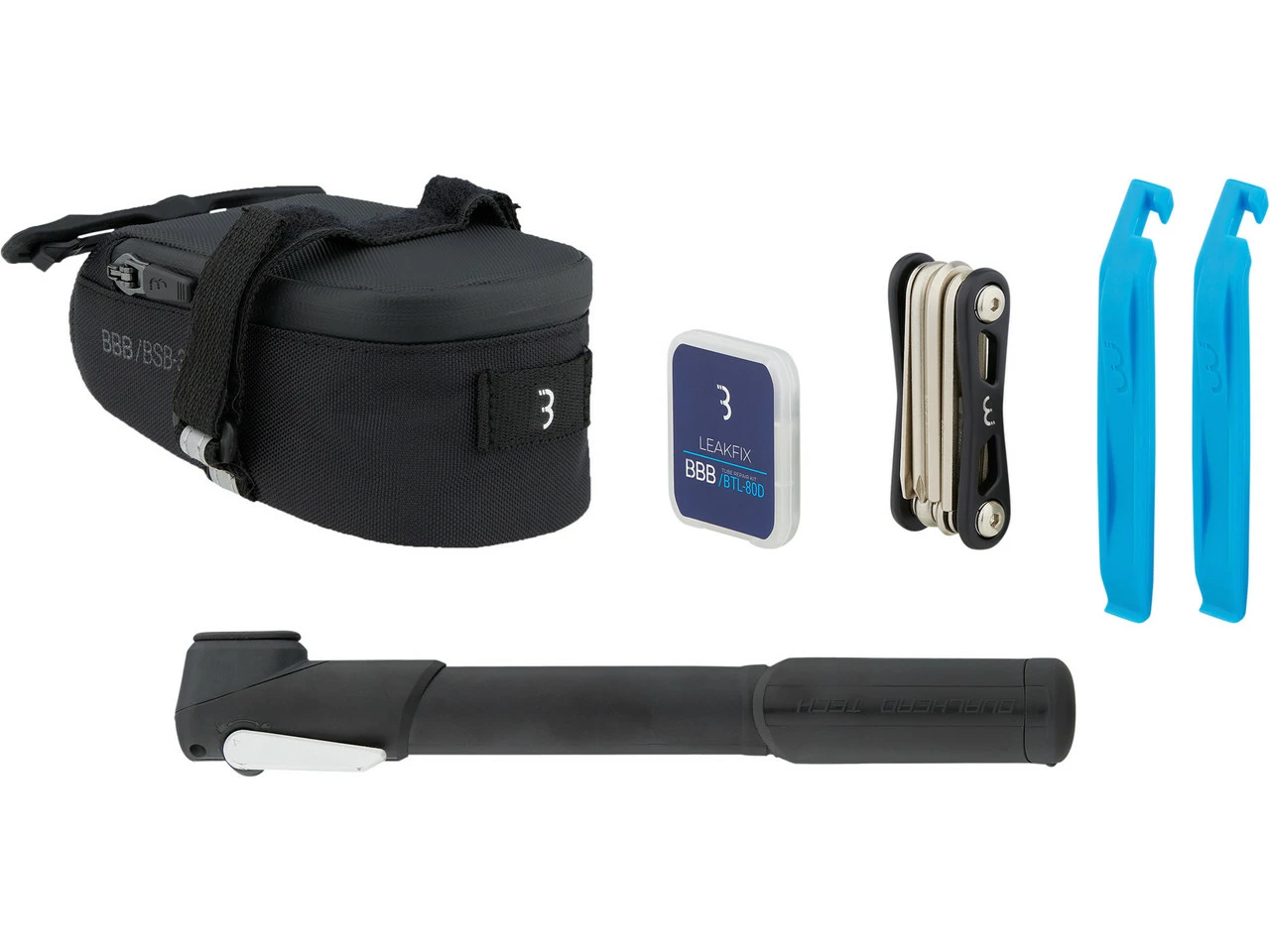 BBB CombiSet EasyPack BSB-56 Satteltasche + Werkzeugset 3 BBB CombiSet EasyPack BSB-56 Satteltasche + Werkzeugset