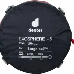 Deuter Exosphere -6° L Schlafsack 20 Deuter Exosphere -6° L Schlafsack -Abenteuer Taschen 439851