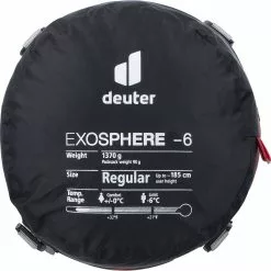 Deuter Exosphere -6° Schlafsack -Abenteuer Taschen 439862